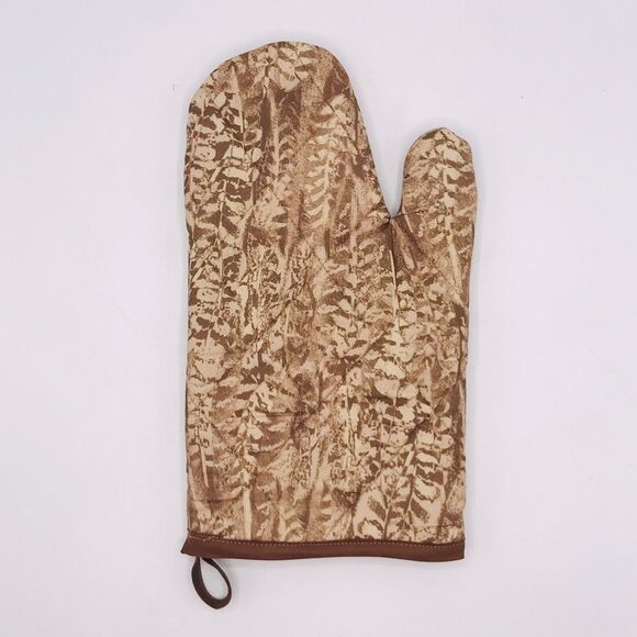 Oven Mitt Finger Hotpad, and Square Potholder Baking Gift Set, Neutral Tans - Picture 5 of 9